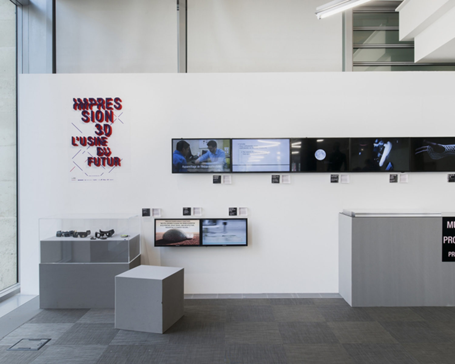 Exposition impression 3d, l'usine du futur - Le Lieu du Design