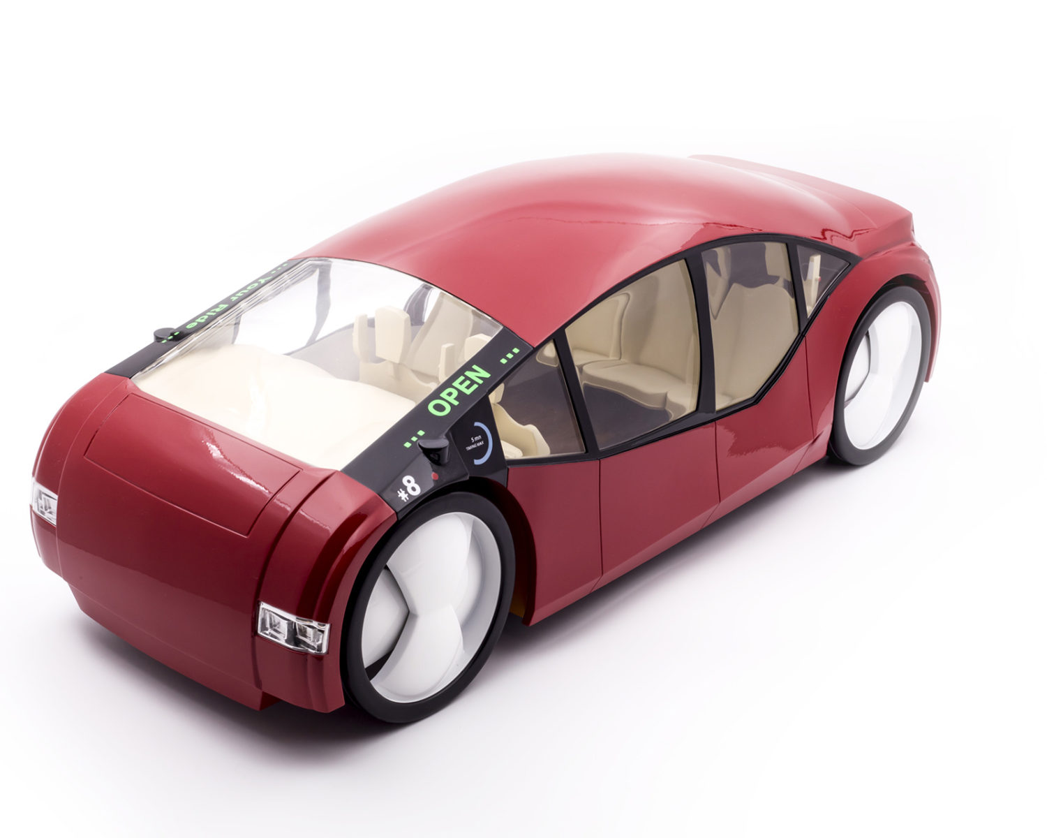 Voiture Autonome - maquette d'aspect en impression 3D résine.